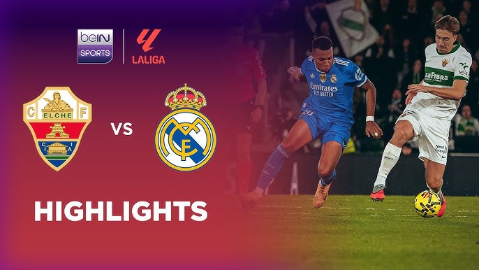 ไฮไลท์บอล เอลเช่ 2 - 2 เรอัลมาดริด